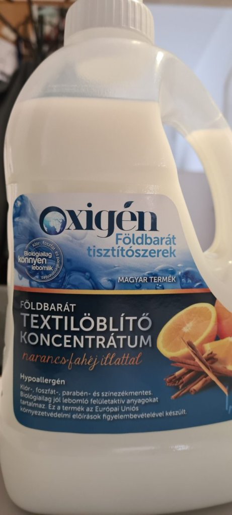 Oxigén földbarát öblítő 1.5 liter (narancs-fahéj)