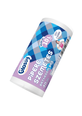 szemeteszsák 10 L 34X44 Pipere 40 db/tekercs, 10 mikon Glossy(1 tekercs)