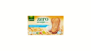 Gullón Joghurtos szendvicskeksz hozzáadott cukor nélkül 220 g