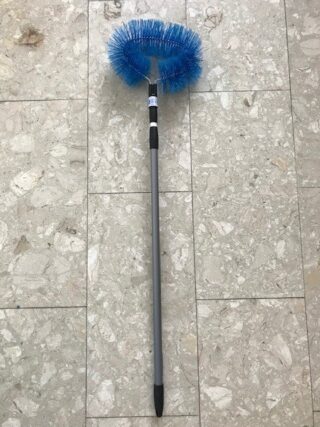 Kefa pókhálózó kefe ovális,teleszkópos nyéllel