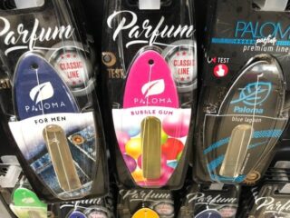 Paloma autóillatosító Parfum többféle (1 fiola)