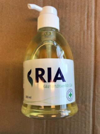 RIA  alkoholos kézfertőtlenítő gél, 300 ml, pumpás