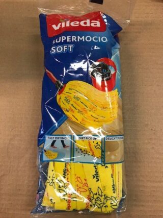 Vileda felmosófej Supermocio Soft sárga Pattintós