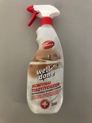 Well Done konyhai fertőtlenítő tisztítószer, 750 ml, szórófejes