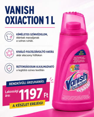 Vanish OxiAction 1 l folteltávolító szines