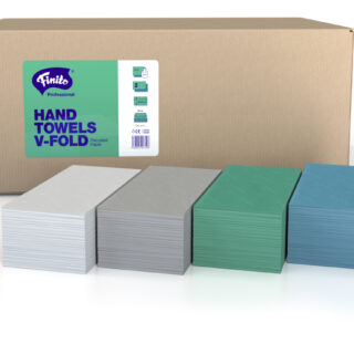 KÉK V hajtogatott kéztörlő 1rtg., rec., 25x20cm, 20x250lap/# (Z)