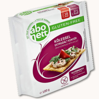 Abonett extrudált kenyér kölessel